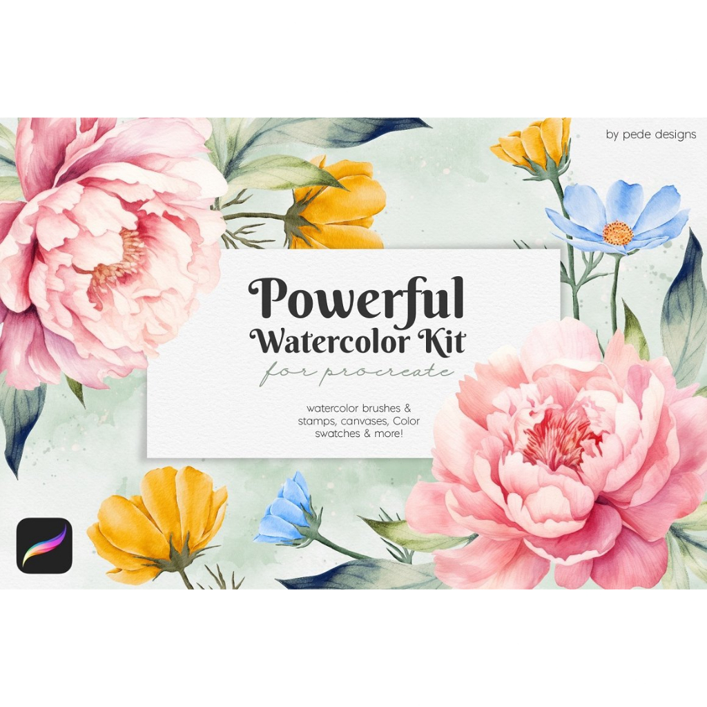 Jual Procreate Brush - Powerful Watercolor Kit for Procreate ...