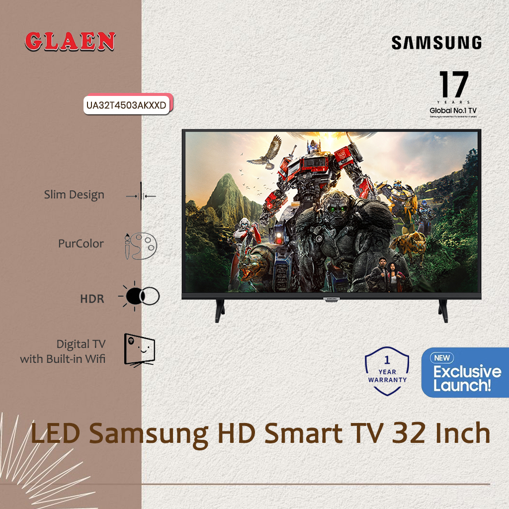 Jual Led Smart TV Samsung HD 32 Inch Samsung Smart TV UA32T4503AKXXD