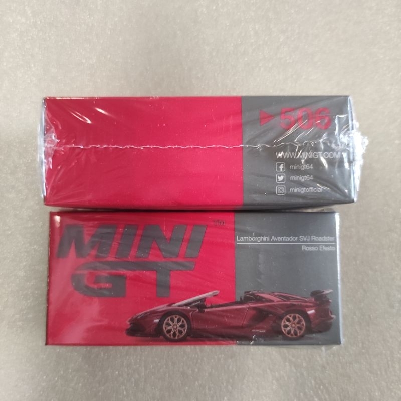 Jual MINI GT 506 LAMBORGHINI AVENTADOR SVJ ROADSTER ROSSO EFESTO ...
