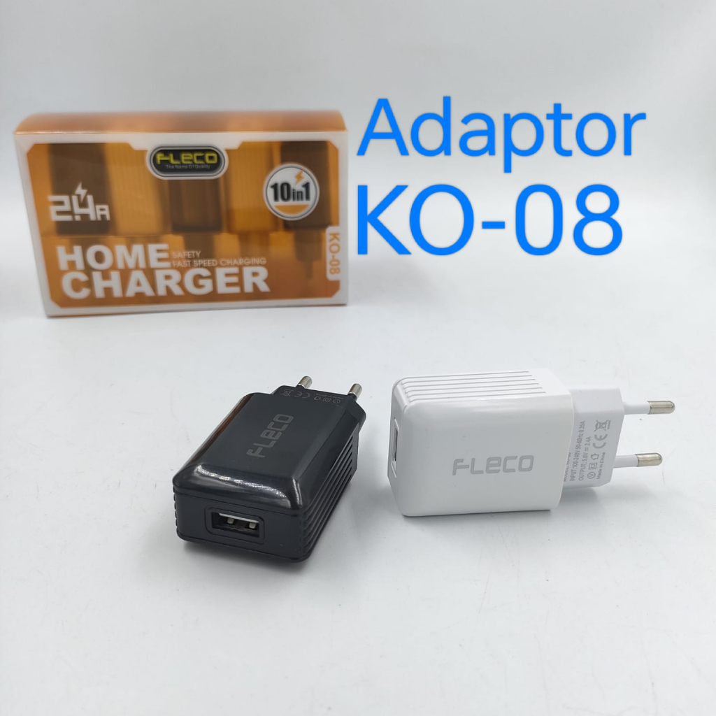 Jual BOX Charger Batok Adaptor 1 port usb 2.4A tipe KO-08 FLECO ...