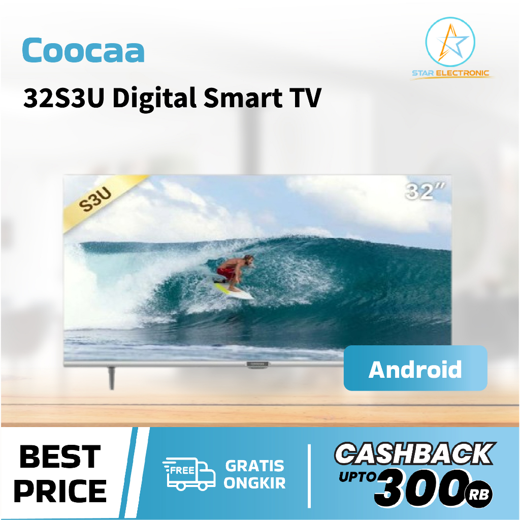 Jual Coocaa 32 Inch Digital Smart Tv Model Coocaa 32s3u Original Resmi