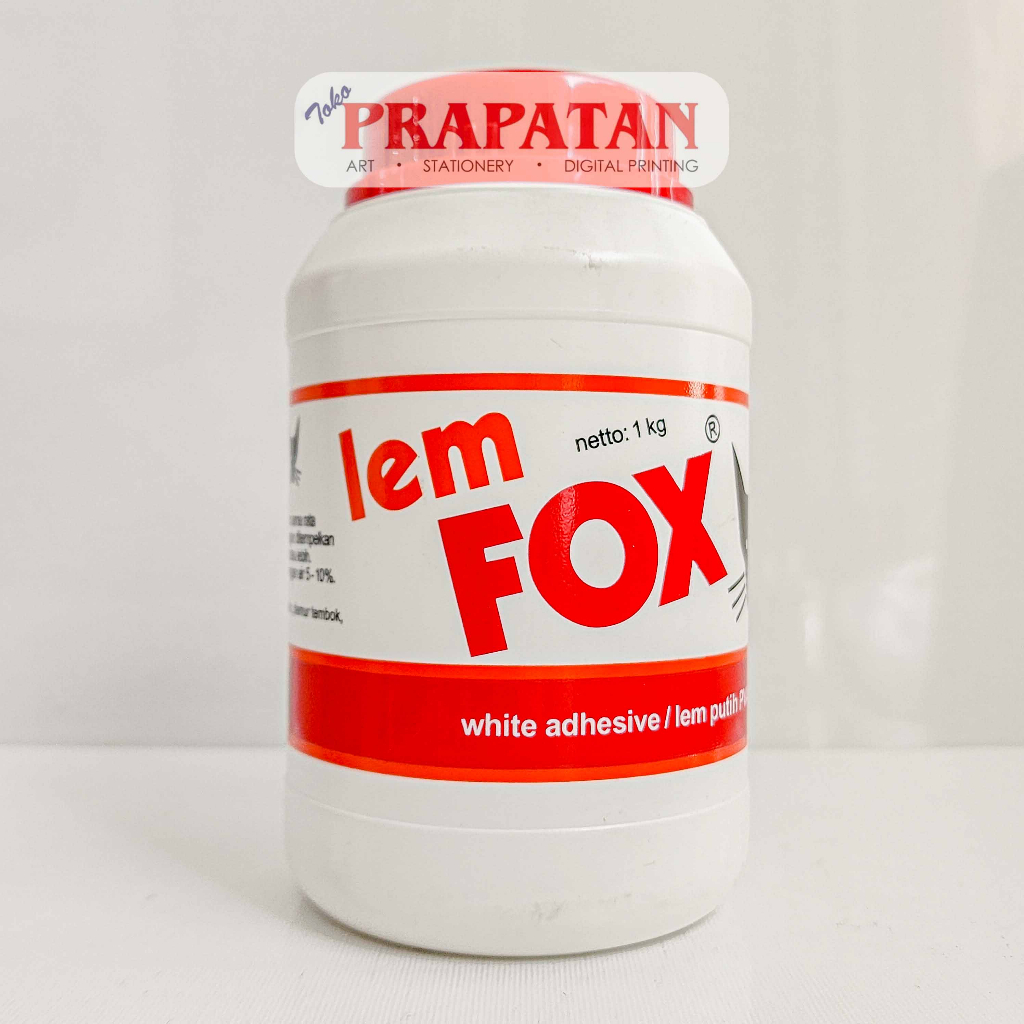 Jual Lem Fox Putih Kg White Adhesive Glue Lem Cair Shopee Indonesia