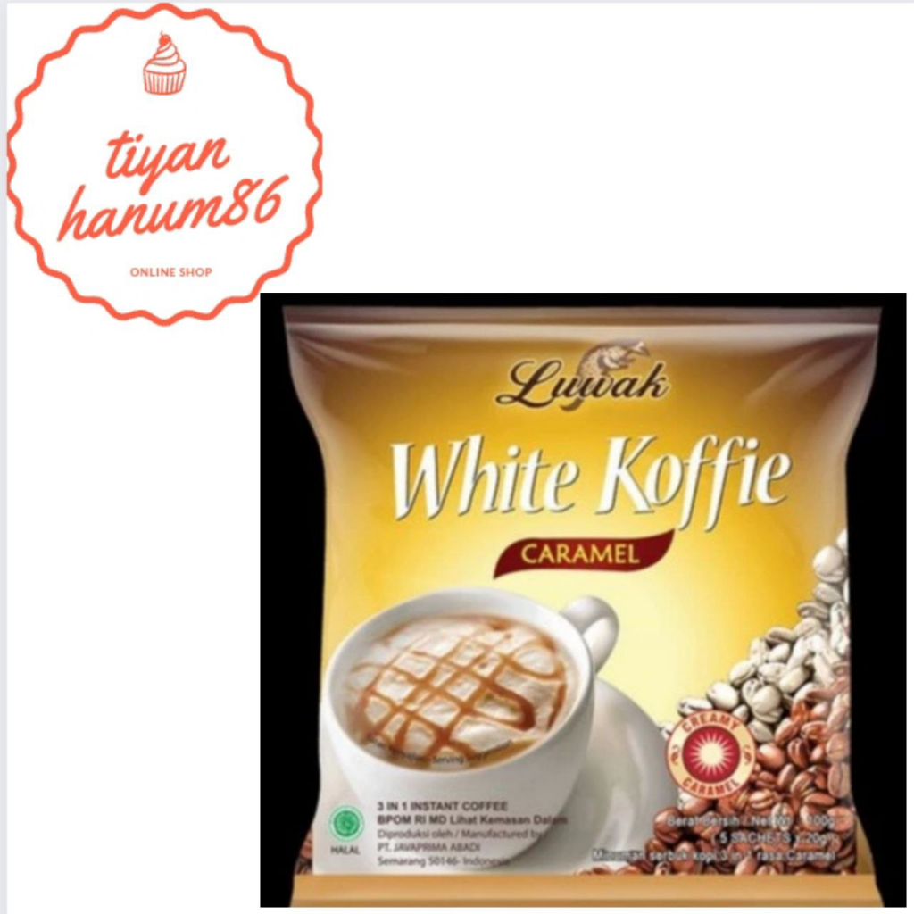 Jual Kopi Luwak White Koffie Varian Rasa Caramel Minuman Serbuk Kopi