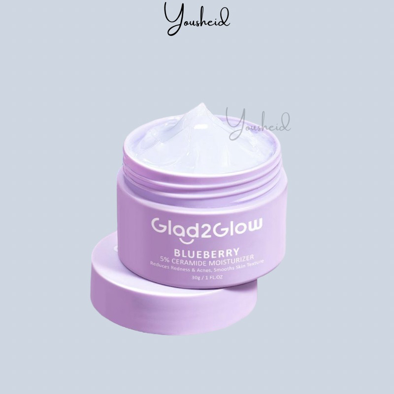 Jual Glad2Glow Blueberry 5 Ceramide Moisturizer Glad2Glow Sunscreen