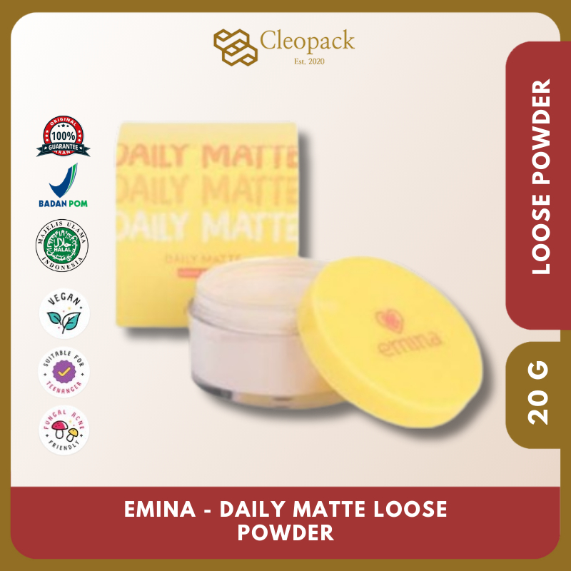 Jual EMINA - Daily Matte Loose Powder (02 NATURAL BEIGE) | Shopee Indonesia