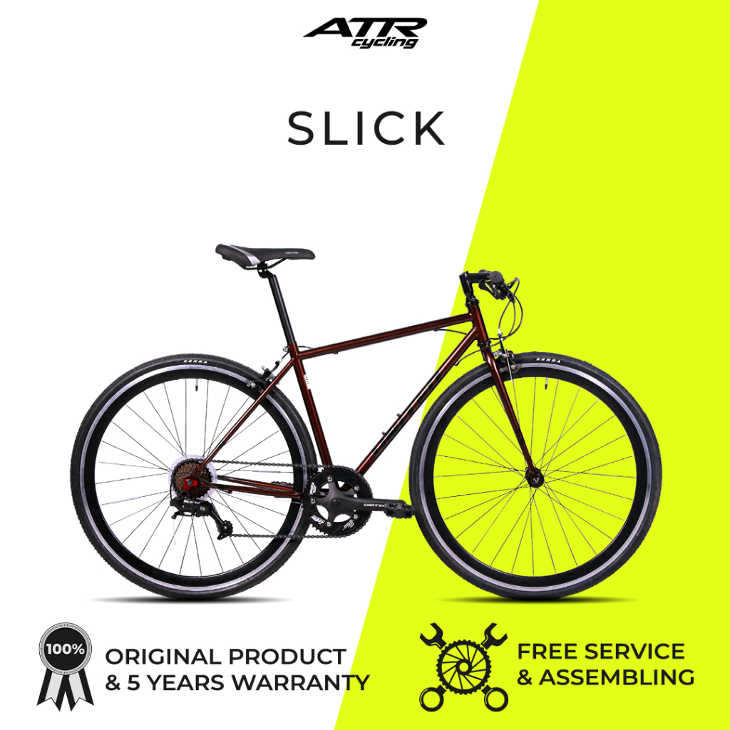 Jual SEPEDA UNITED SLICK URBAN RACING 700C 8 SPEED (20.1) GD | Shopee ...