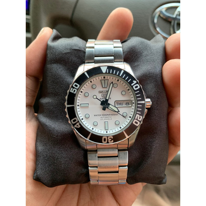 Jual seiko sea urchin white dial SNZF23K1 Shopee Indonesia