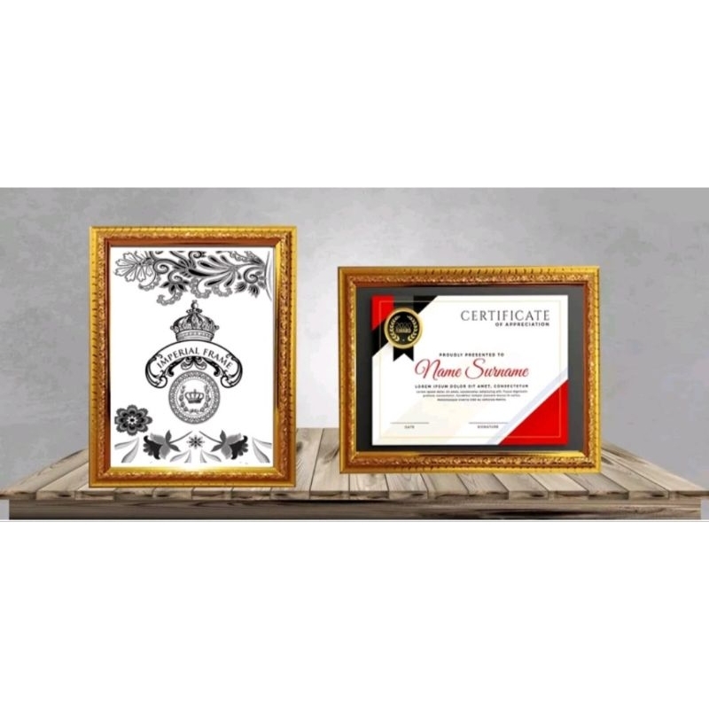 Jual Bingkai Frame Figura Foto A4 ( 21x30 cm ) bisa untuk piagam ...