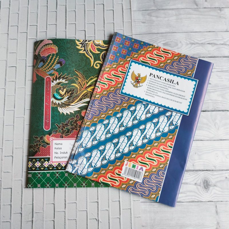 Jual Sampul Buku Tulis Batik Uk kwarto buku biasa ( isi 10 lembar