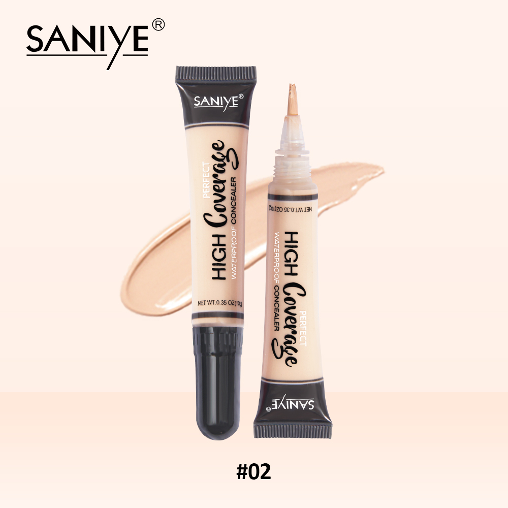 Jual SANIYE [BPOM] SHOPEE EXCLUSIVE Concealer Orange dan Hijau Waterproof Wajah Full Coverage