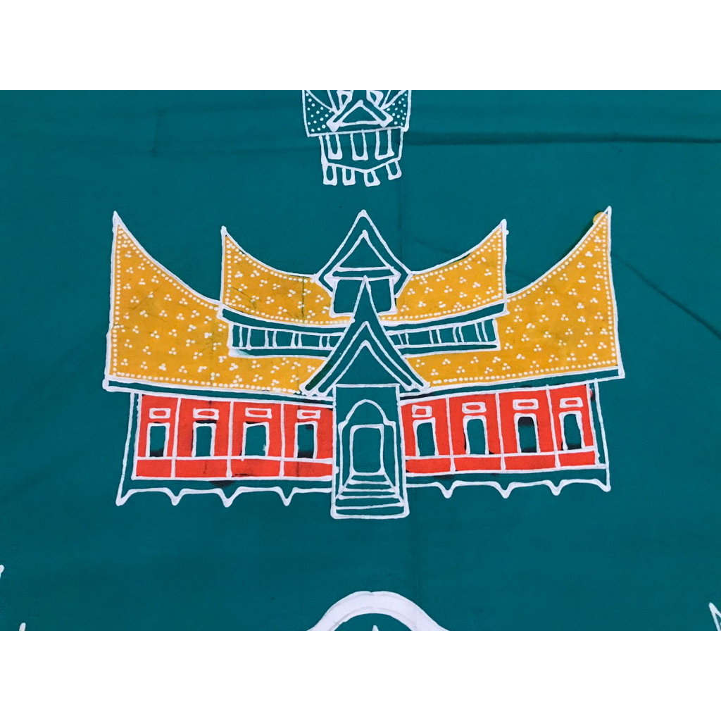 Jual Batik Padang Sumatera Barat Tulis Asli Handmade Motif Rumah Gadang