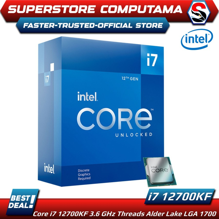 Jual Processor Intel Core i7 12700KF 3.6 GHz Threads Alder Lake LGA ...