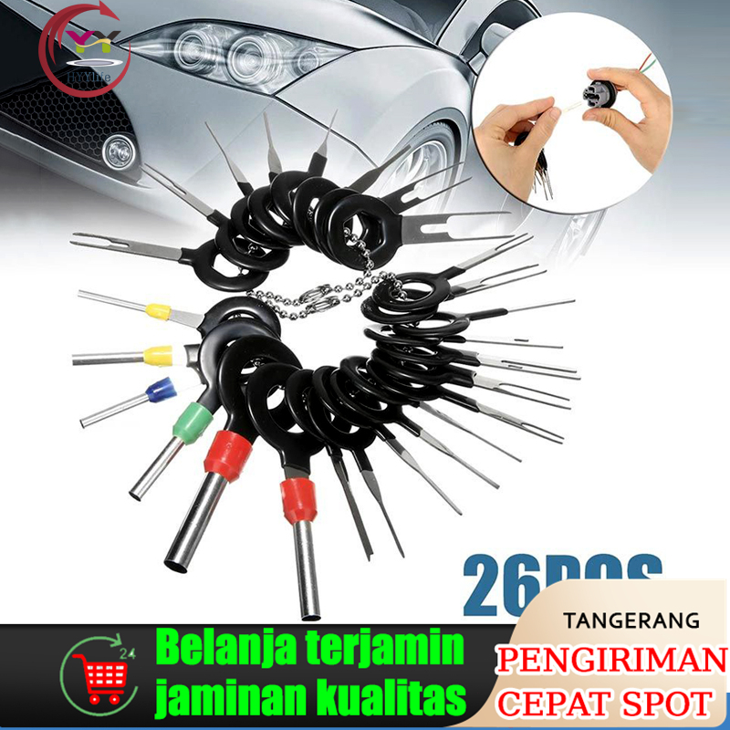 Jual 26 Pcs/39 Pcs Pin Extractor Kit Terminal Removal Tool Set For ...