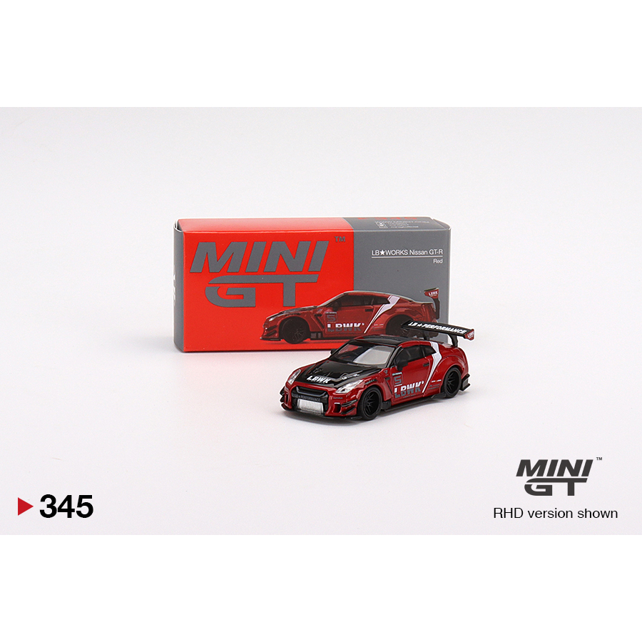 Jual MINI GT 345 / MINIGT LB★WORKS Nissan GT-R R35 Type 2 RED | Shopee ...