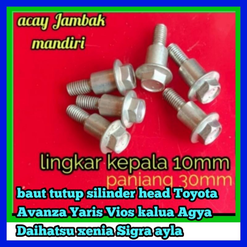 Jual Baut Tutup Silinder Head Mobil Toyota Dan Daihatsu Shopee Indonesia