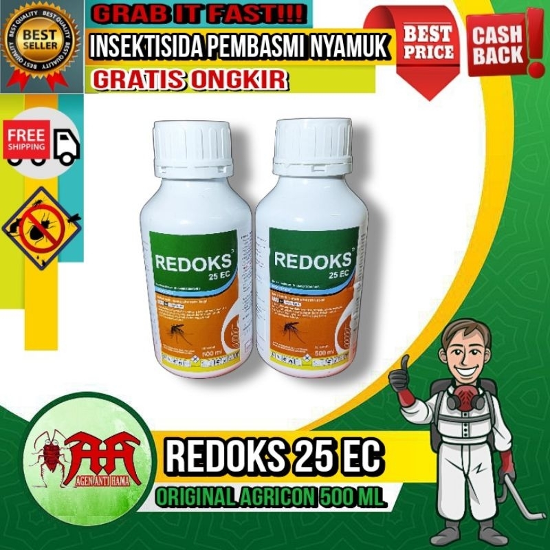 Jual REDOKS 25 EC 500 ML | Cairan Insektisida Pengendali Nyamuk DBD ...