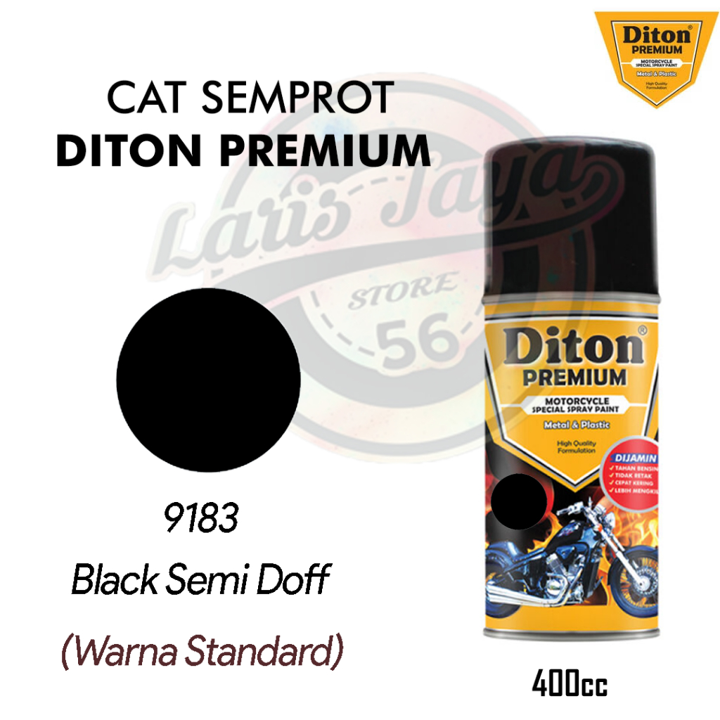 Jual Pilok Diton Premium 9183 HITAM SEMI DOFF (BLACK SEMI DOFF) - 400cc