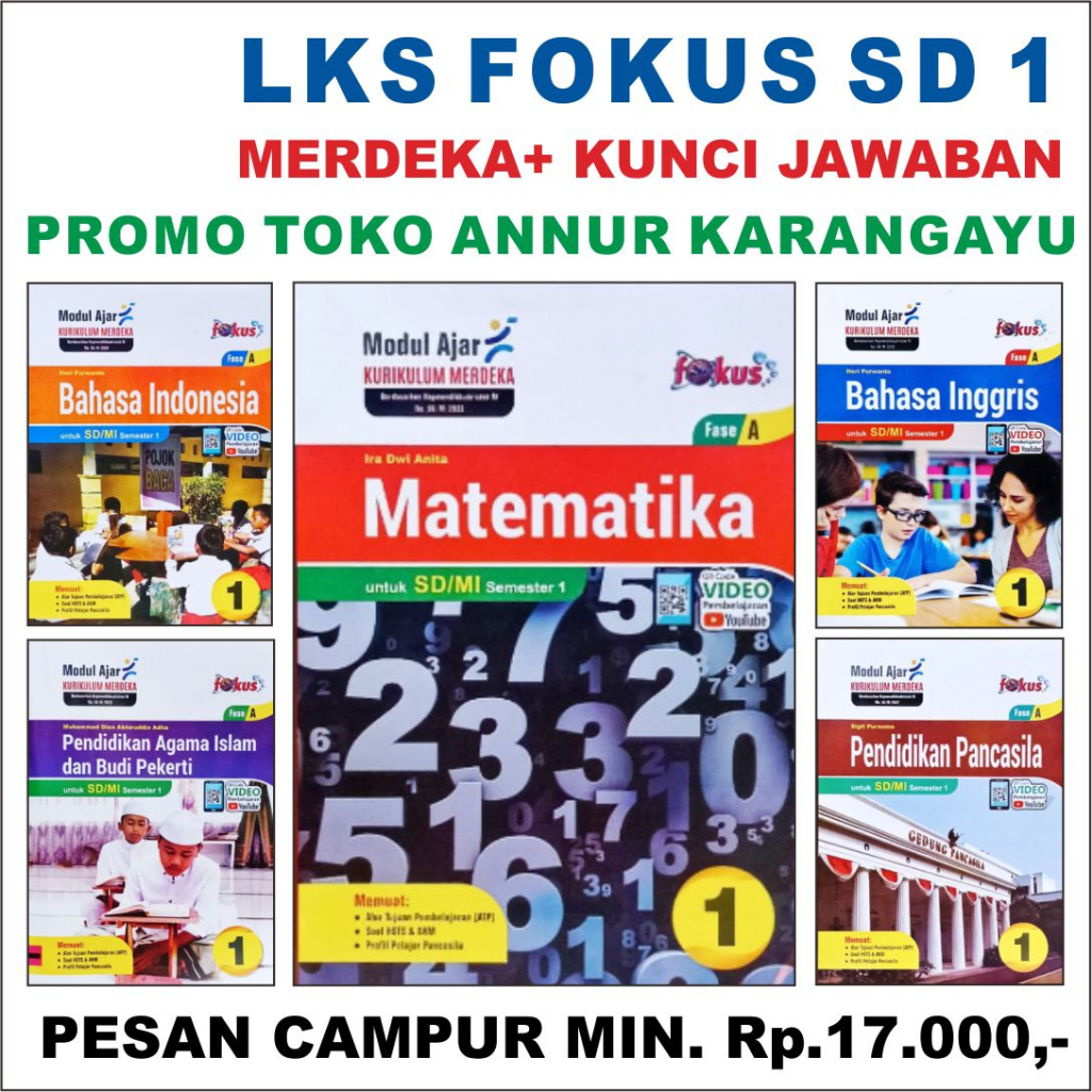 Jual Vivjev Modul Promo Lks Fokus Kumer Sd Kunci Jwb Kelas Promo