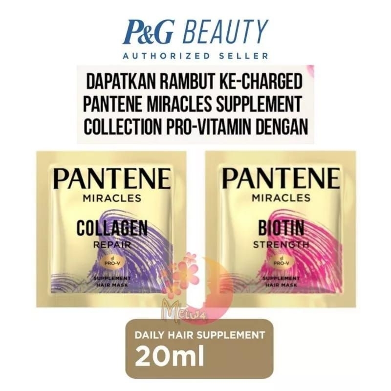 Jual Pantene sachet masker rambut 60ml dpt 6 pcs | Shopee Indonesia