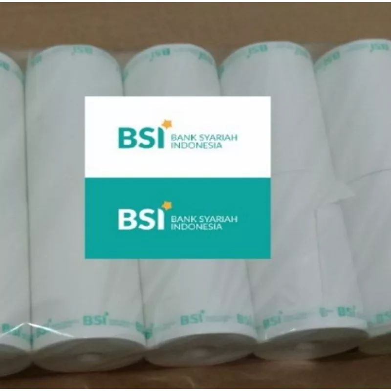 Jual kertas struk logo BSI ukuran sedang | Shopee Indonesia