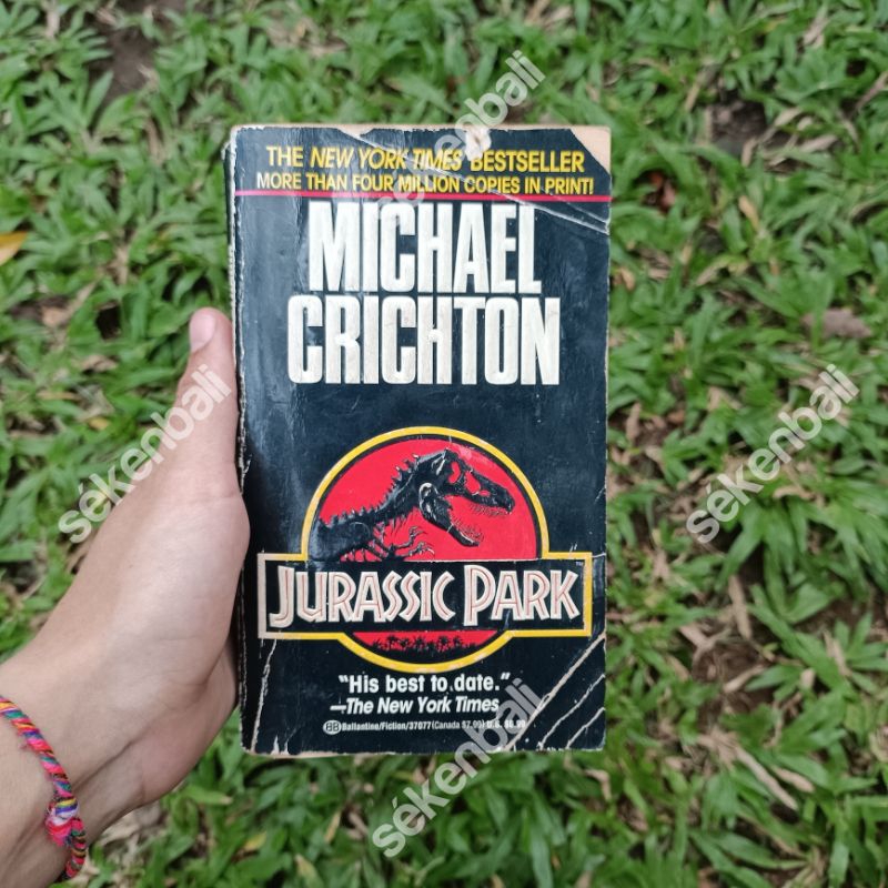 Jual Novel Bekas/Preloved ORI Michael Crichton - Jurassic Park (English ...