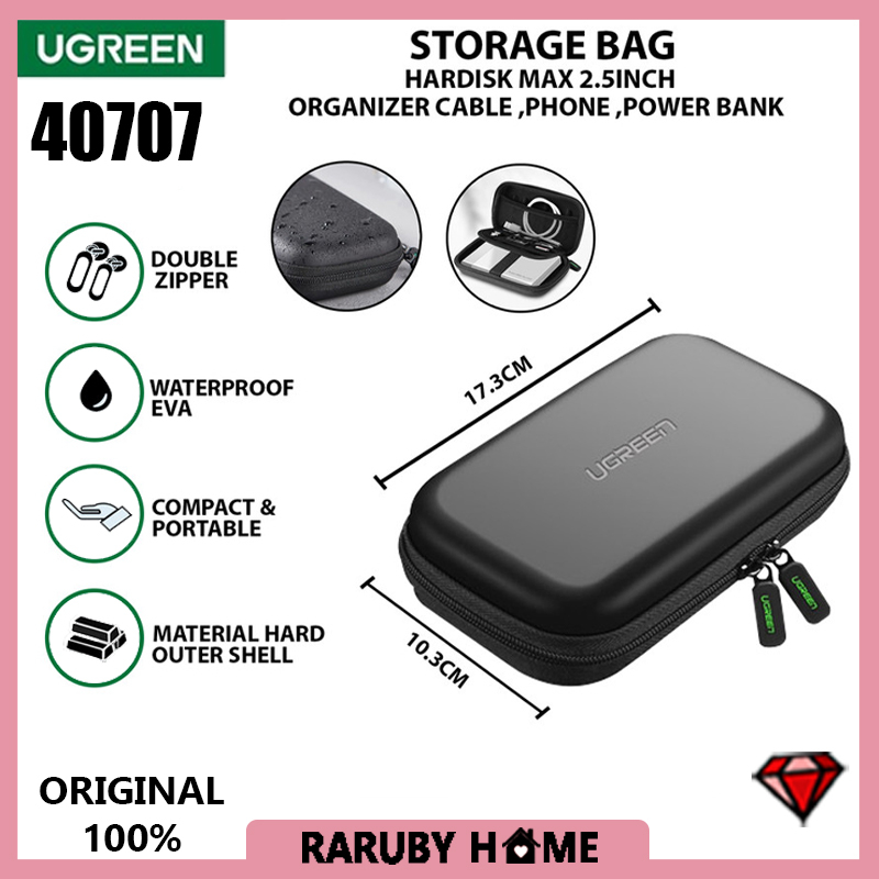 Jual UGREEN Pouch Case Storage Hardcase Travel Multifunctional Tempat