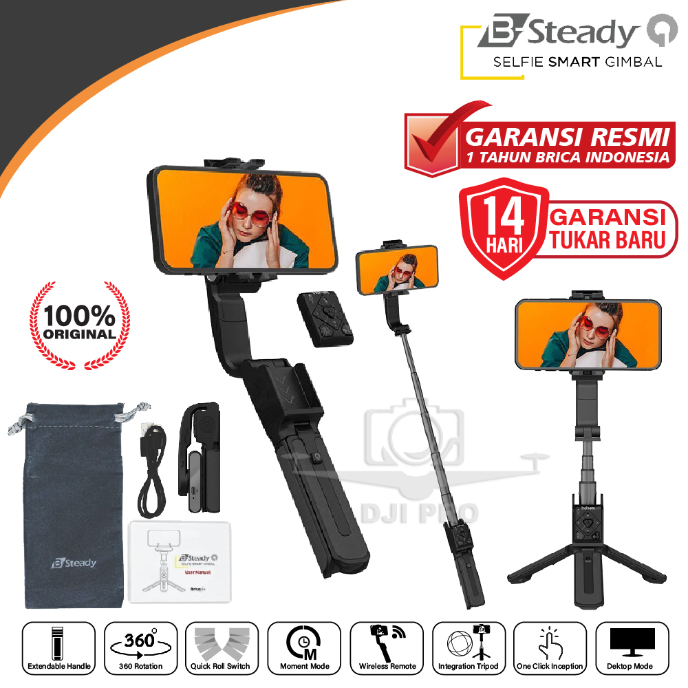 Jual Brica B-Steady Q Selfie Smart Gimbal Stabilizer Smartphone ...