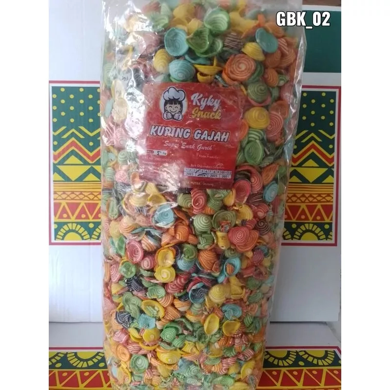 Jual Cod Ball Kg Kuping Gajah Mini Rainbow Kuping Gajah Warna Kuping Gajah Cemilan Jadul