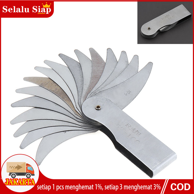Jual Radius Gauge/Alat Ukur Radius/Alat Pengukur Radius/Alat Ukur Celah