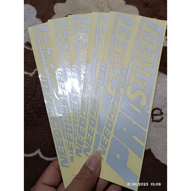 Jual sticker NFS need for speed prostreet cutting sticker | Shopee ...