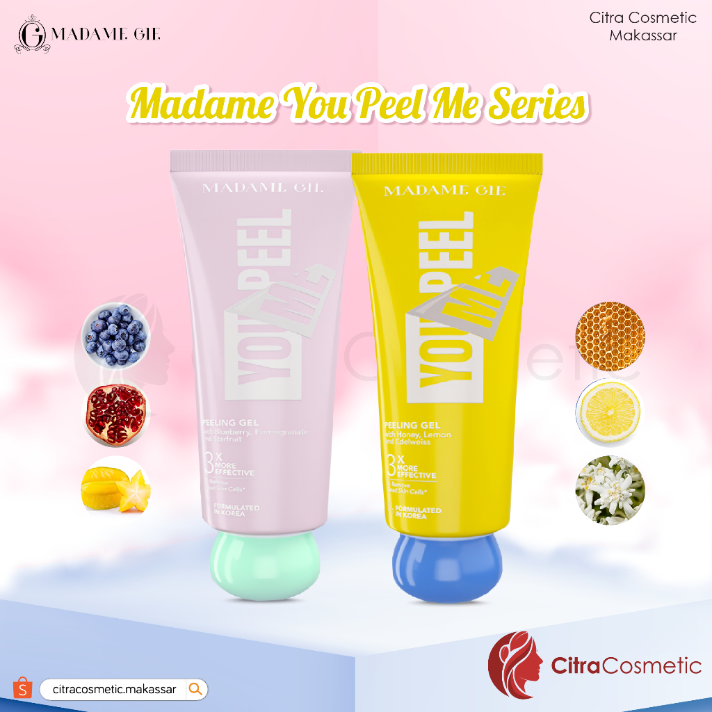 Jual ️CitraCosmetic ️ Madame Gie You Peel Me Peeling Gel Series
