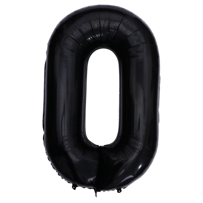 Jual Balon Angka Jumbo Hitam 1 Meter | Shopee Indonesia