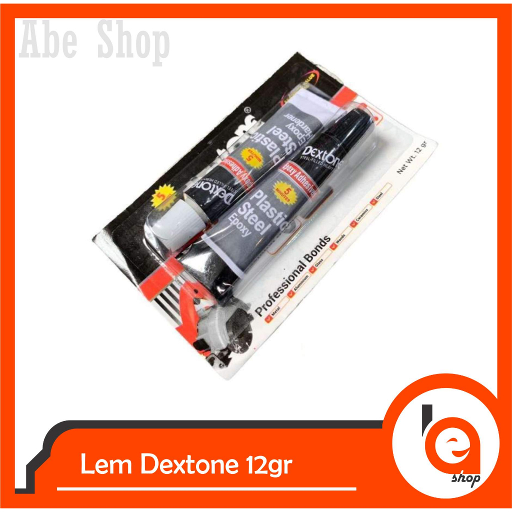 Jual Lem Besi Dextone 12gr Kuat Plastik Steel 5 Menit 12 gram | Shopee ...