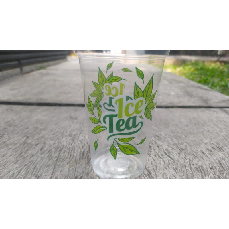 Jual cup of tea cup ice tea cup teh gelas teh 16 oz starindo Shopee