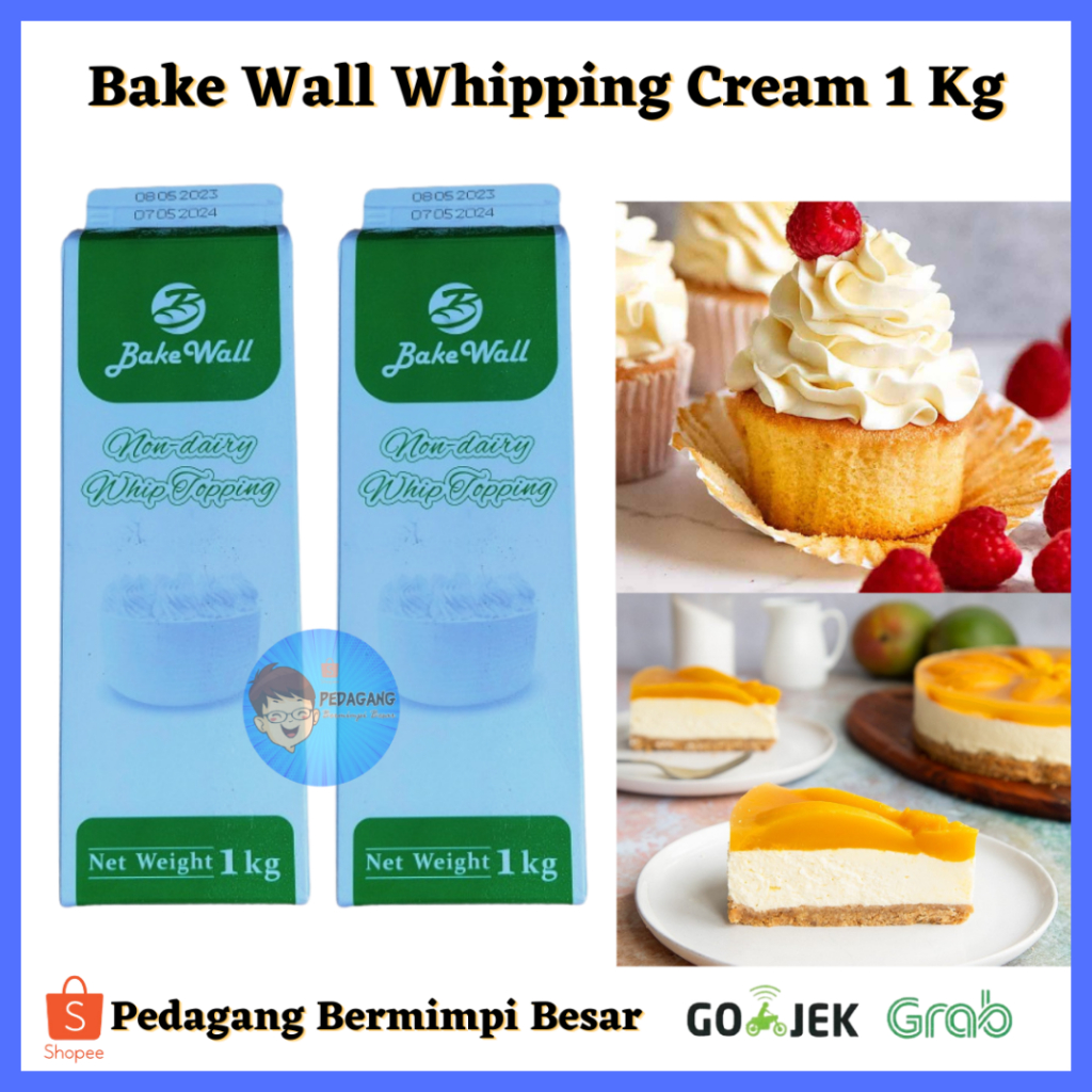 Jual Bake Wall Whipping Cream 1 Kg/ Whipping Cream/ Wipped / Whipping