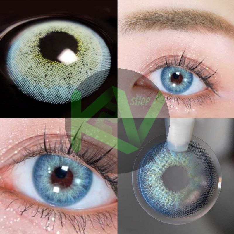 Jual Softlens Premium Ocean Blue Limited Diameter 14.5 | Softlens Tanpa ...