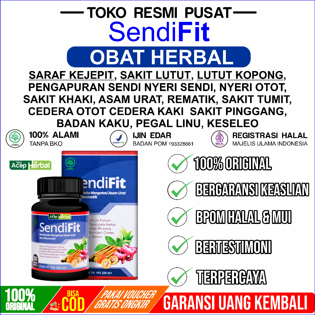 Jual Obat Saraf Kejepit Sakit Pinggang Belakang Nyeri Sendi Nyeri Otot Nyeri Lutut Pengapuran