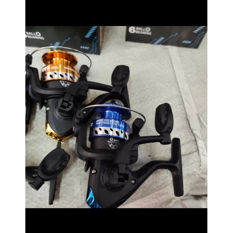 Jual reel murah custom 200 6bb reel murah type spool besi metal ...