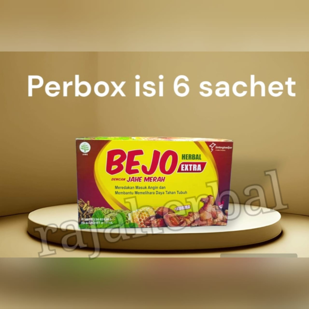 Jual PER BOX Bejo Jahe Merah Extra Kurma Isi 6 Sachet | Rasa Lebih ...