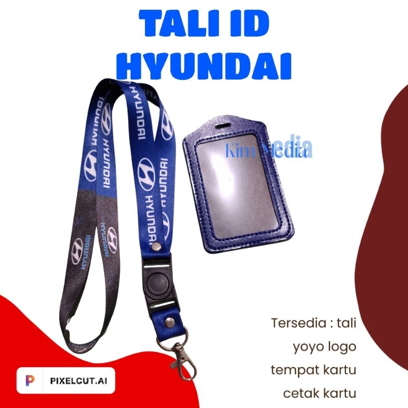 Jual Tali Id card Hyundai / Lanyard idcard HYUNDAI gantungan mobil ...