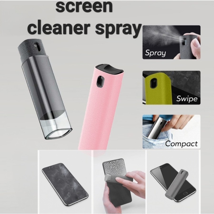 Jual Screen Cleaner Spray Portable Semprotan Pembersih Layar Hp Tablet