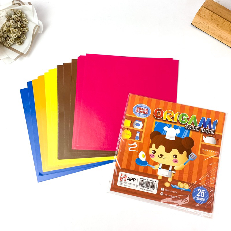 Jual KERTAS LIPAT ORIGAMI SIDU 25 Lembar | Shopee Indonesia
