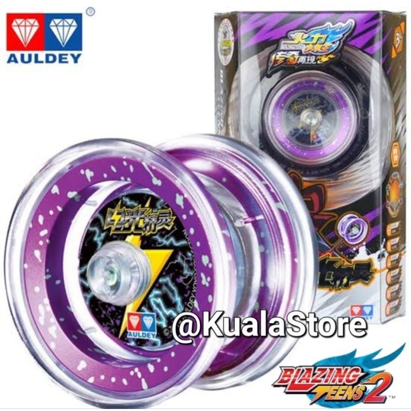 Jual MAINAN YOYO AULDEY ORIGINAL BLAZING TEENS ELECTRIC WIZARD