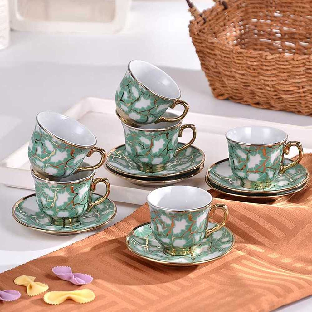 Jual Sunfili Cangkir Teko Keramik Set 4 Cups 1 Pot European Style B140 Hampers Lebaran Hampers 5619