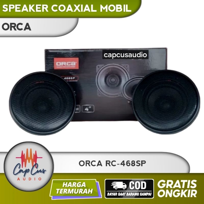 Jual SPEAKER COAXIAL ORCA RC 468SP 4 INCH / SPEAKER COAXIAL ORCA 4 INCH