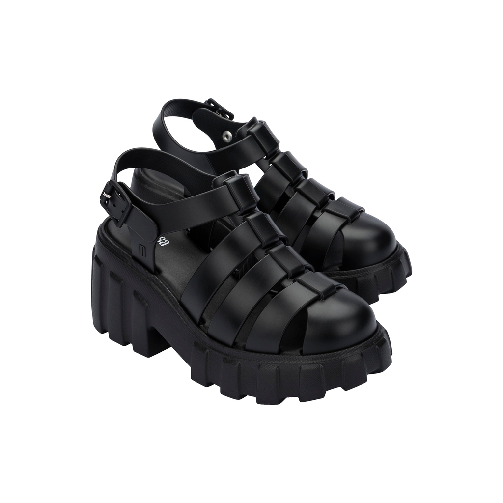 Jual Sepatu Sandal Platform Wanita Melissa Megan Ad Black | Shopee ...