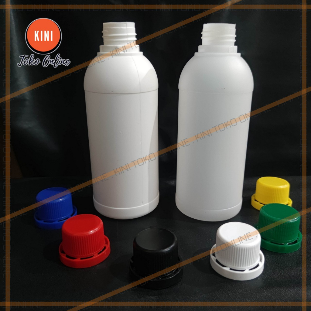 Jual WARNA Botol LABOR 500 ml agro Pert 500ml Plastik HDPE kimia pupuk ...