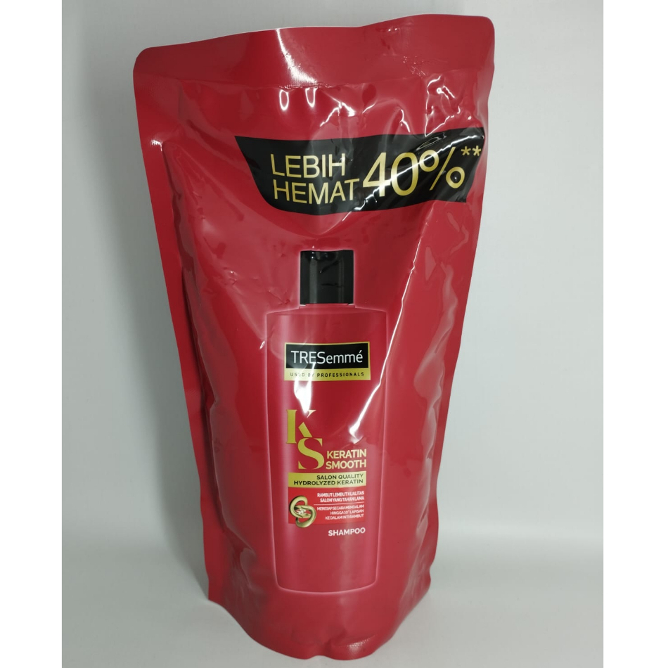 Jual Tresemme Keratin Smooth Shampoo Refill Pouch 900ml Shopee Indonesia 