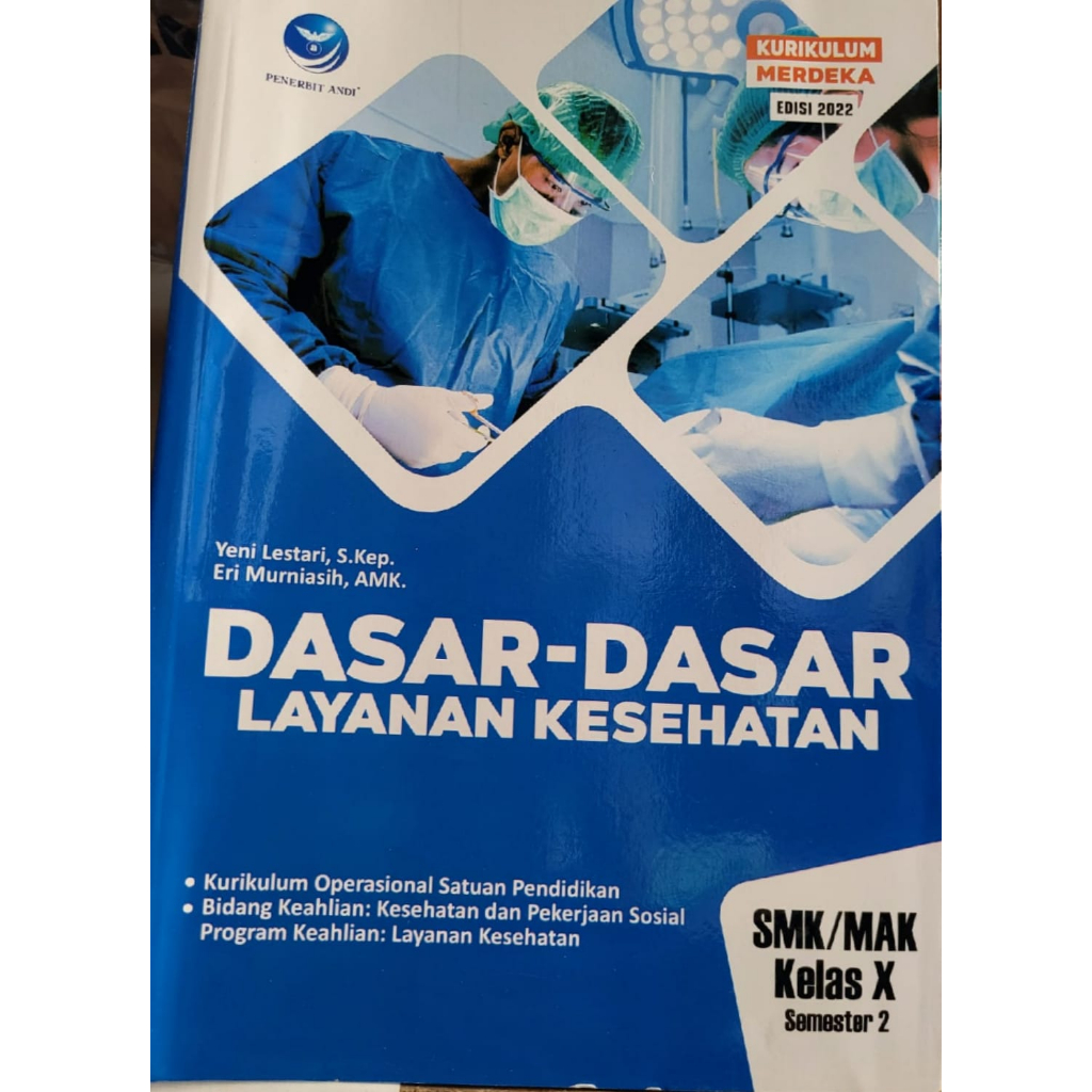 Jual Dasar-Dasar Layanan Kesehatan SMK/MAK Kelas X Semester 2 ...