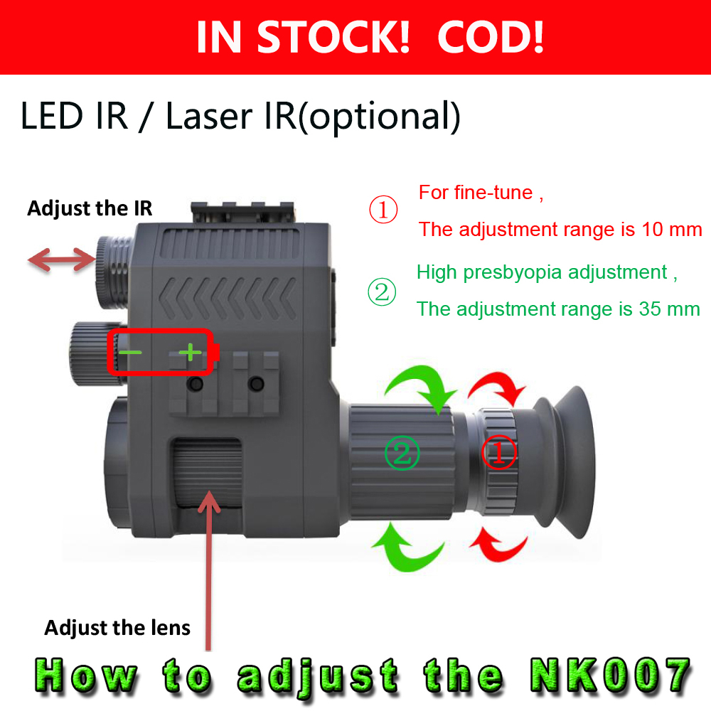 Jual 200400M Digital Night Vision Scope Monocular Travel Infrared